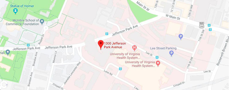 uva campus map