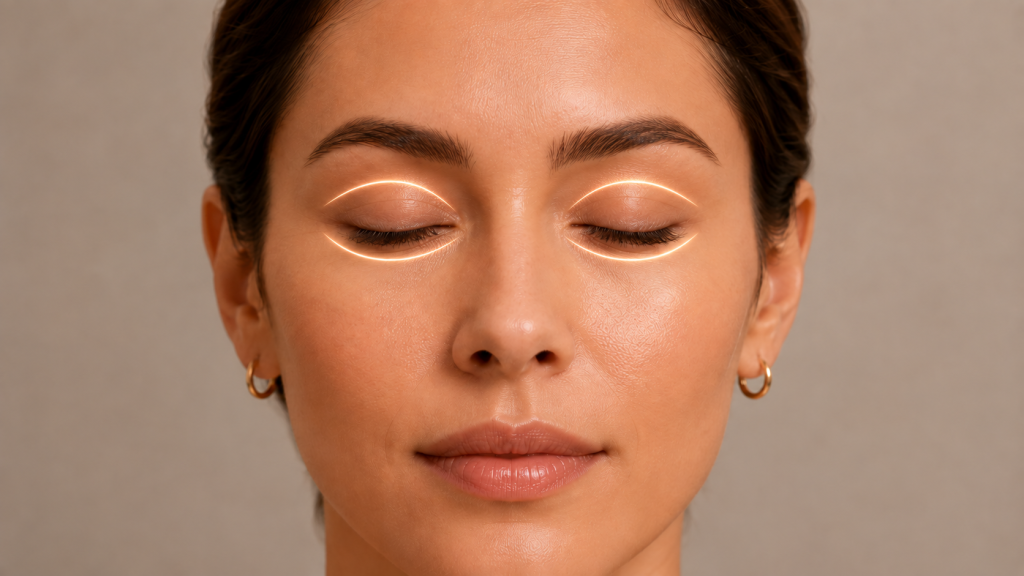 Blepharoplasty highlight area